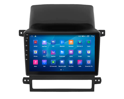 Штатная магнитола Lesko для Chevrolet Captiva I 2006-2011 экран 9" 4/64Gb CarPlay 4G Wi-Fi GPS Prime