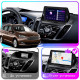 Штатная магнитола Lesko для Ford C-MAX II Рестайлинг 2015-2019 экран 9" 6/128Gb 4G Wi-Fi GPS Top