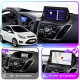 Штатная магнитола Lesko для Ford Escape III Рестайлинг 2015-2019 экран 9" 4/64Gb CarPlay 4G Wi-Fi GPS Prime