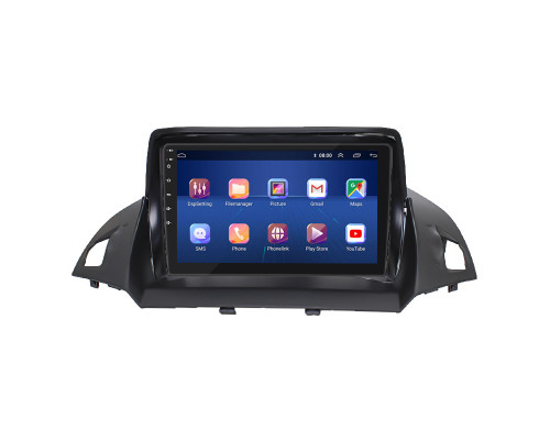 Штатная магнитола Lesko для Ford Escape III Рестайлинг 2015-2019 экран 9" 4/32Gb 4G Wi-Fi GPS Top