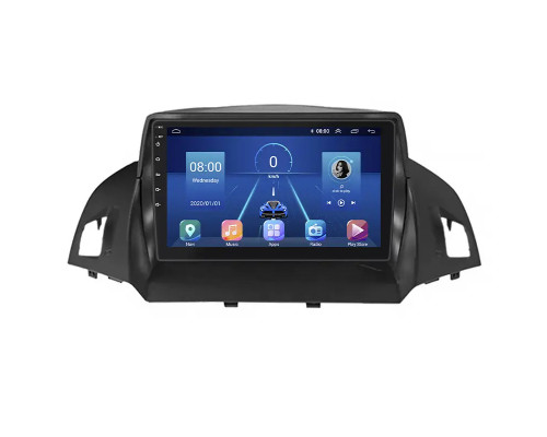 Штатная магнитола Lesko для Ford Kuga II Рестайлинг 2016-2019 экран 9" 2/32Gb 4G Wi-Fi GPS Top