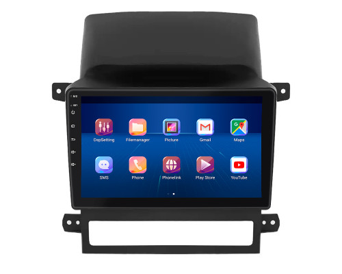 Штатная магнитола Lesko для Chevrolet Captiva I 2006-2011 экран 9" 6/128Gb 4G Wi-Fi GPS Top