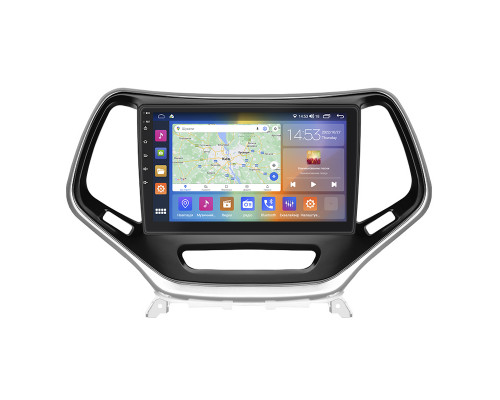 Штатная магнитола Lesko для Jeep Cherokee V (KL) 2013-2018 экран 10" 2/32Gb CarPlay 4G Wi-Fi GPS Prime