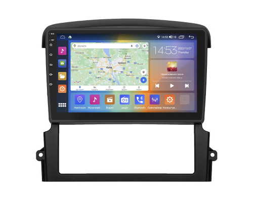 Штатная магнитола Lesko для Kia Sorento I Рестайлинг 2006-2011 экран 9" 2/32Gb CarPlay 4G Wi-Fi GPS Prime