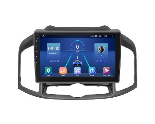 Штатная магнитола Lesko для Chevrolet Captiva I Рестайлинг 2 2013-2016 экран 10" 6/128Gb 4G Wi-Fi GPS Top