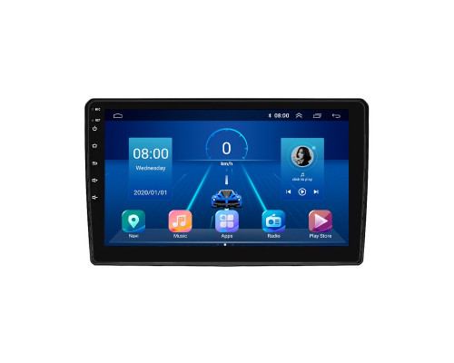 Штатная магнитола Lesko для Opel Antara I Рестайлинг 2010-2017 экран 9" 4/32Gb 4G Wi-Fi GPS Top