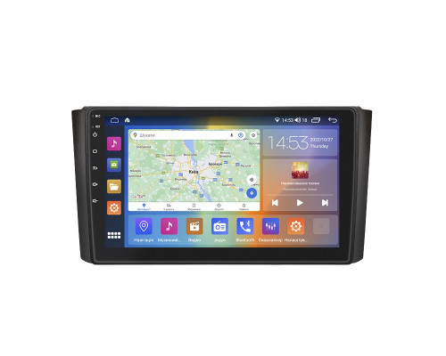 Штатная магнитола Lesko для SsangYong Rexton II 2006-2012 экран 9" 4/64Gb CarPlay 4G Wi-Fi GPS Prime