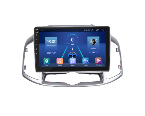 Штатная магнитола Lesko для Chevrolet Captiva I Рестайлинг 2011-2013 экран 10" 2/32Gb 4G Wi-Fi GPS Top