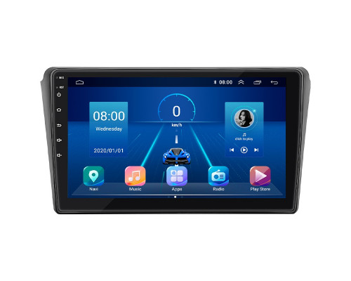 Штатная магнитола Lesko для Toyota Avensis II Рестайлинг 2006-2009 экран 9" 2/32Gb Wi-Fi GPS Base