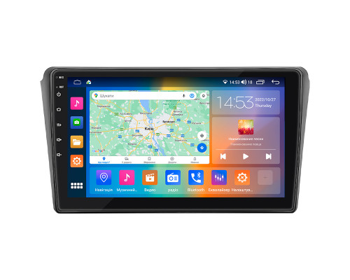 Штатная магнитола Lesko для Toyota Avensis II Рестайлинг 2006-2009 экран 9" 2/32Gb CarPlay 4G Wi-Fi GPS Prime