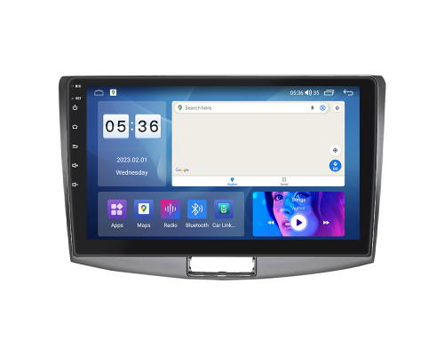 Штатная магнитола Lesko для Volkswagen Passat B6 2005-2010 экран 10" 2/32Gb CarPlay 4G Wi-Fi GPS Prime