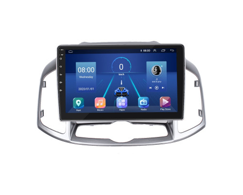 Штатная магнитола Lesko для Chevrolet Captiva I Рестайлинг 2011-2013 экран 10" 6/128Gb 4G Wi-Fi GPS Top