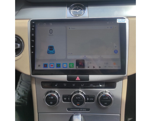 Штатная магнитола Lesko для Volkswagen Passat B6 2005-2010 экран 10" 6/128Gb 4G Wi-Fi GPS Top