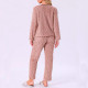 Женская тёплая пижама 5312 Light pink костюм для дома M