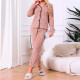 Женская тёплая пижама 5312 Light pink костюм для дома S