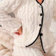 Женская тёплая пижама 5312 White костюм для дома L
