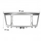 Переходной штатный комплект с проводкой Infiniti QX60 2013-2016 9" (1234-299) + canbus