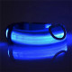 Светодиодный LED ошейник USB светящийся для собак и котов Blue XS