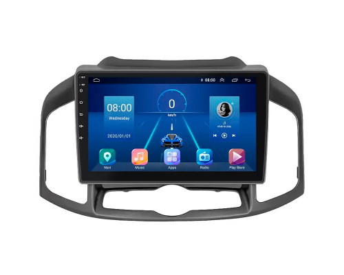 Штатная магнитола Lesko для Chevrolet Captiva I Рестайлинг 3 2015-2018 экран 10" 6/128Gb 4G Wi-Fi GPS Top