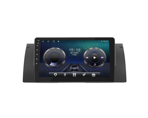 Штатная магнитола Lesko для BMW X5 I (E53) Рестайлинг 2003-2006 экран 9" 4/32Gb 4G Wi-Fi GPS Top
