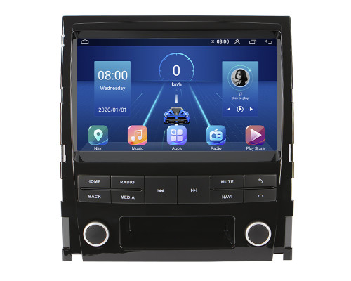 Штатная магнитола Lesko для Cadillac Escalade III 2006-2014 экран 9" 4/64Gb 4G Wi-Fi GPS Top