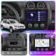 Штатная магнитола Lesko для Jeep Compass I Рестайлинг 2 2013-2016 экран 10" 2/32Gb Wi-Fi GPS Base