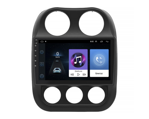 Штатная магнитола Lesko для Jeep Liberty (Patriot)  2006-2016 экран 10" 1/16Gb Wi-Fi GPS Base