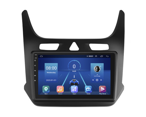 Штатная магнитола Lesko для Chevrolet Cobalt II Рестайлинг 2020-н.в. экран 9" 2/32Gb 4G Wi-Fi GPS Top