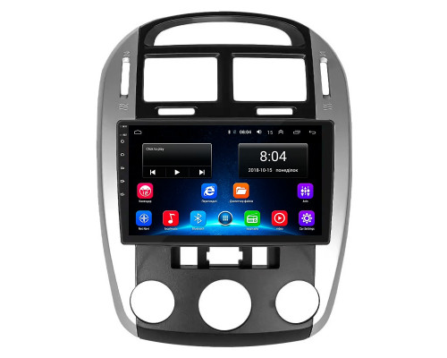 Штатная магнитола Lesko для Kia Cerato I Рестайлинг 2006-2009 экран 9" 2/32Gb Wi-Fi GPS Base