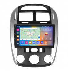 Штатная магнитола Lesko для Kia Cerato I Рестайлинг 2006-2009 экран 9" 2/32Gb CarPlay 4G Wi-Fi GPS Prime