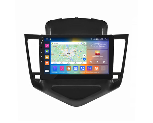 Штатная магнитола Lesko для Chevrolet Cruze I 2008-2012 экран 9" 4/64Gb CarPlay 4G Wi-Fi GPS Prime
