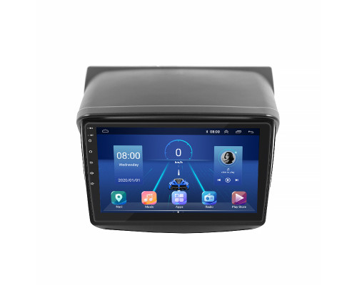 Штатная магнитола Lesko для Mitsubishi L200 IV 2006-2014 экран 9" 4/32Gb 4G Wi-Fi GPS Top