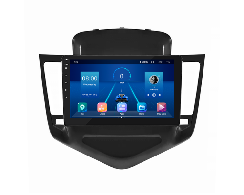Штатная магнитола Lesko для Chevrolet Cruze I 2008-2012 экран 9" 6/128Gb 4G Wi-Fi GPS Top