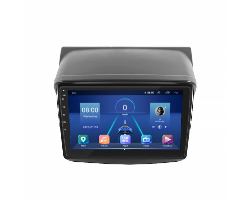 Штатная магнитола Lesko для Mitsubishi Pajero Sport II 2008-2013 экран 9" 2/32Gb 4G Wi-Fi GPS Top