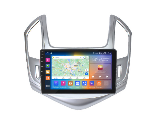 Штатная магнитола Lesko для Chevrolet Cruze I Рестайлинг 2012-2016 экран 9" 2/32Gb CarPlay 4G Wi-Fi GPS Prime