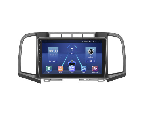 Штатная магнитола Lesko для Toyota Venza I 2008-2012 экран 9" 6/128Gb 4G Wi-Fi GPS Top