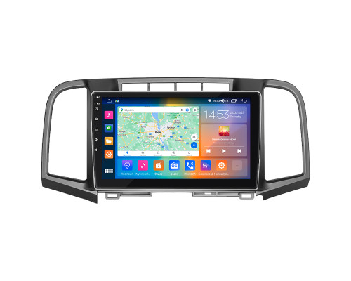 Штатная магнитола Lesko для Toyota Venza I Рестайлинг 2012-2017 экран 9" 4/64Gb CarPlay 4G Wi-Fi GPS Prime