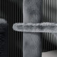 Домик когтеточка для кошек TM100 царапка с игровым комплексом 133 см Gray