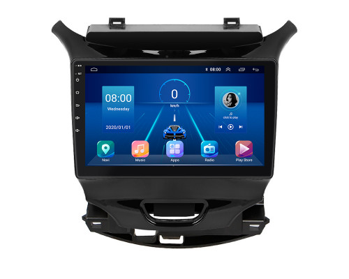Штатная магнитола Lesko для Chevrolet Cruze II 2015-н.в. экран 9" 2/32Gb 4G Wi-Fi GPS Top