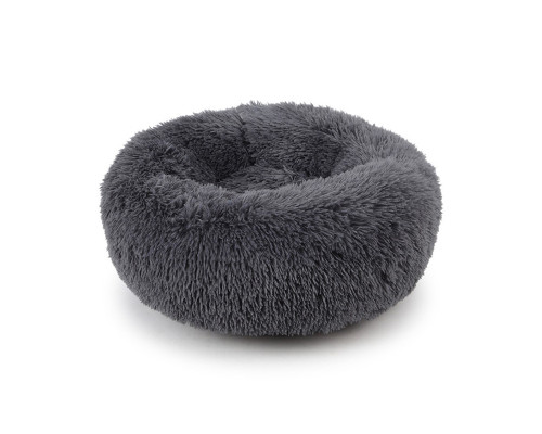 Лежак пуфик для котов собак круглый 552201 S Dark Grey