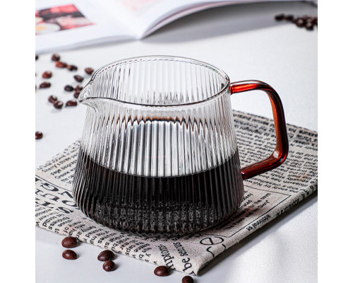 Сервер Ecocoffeetools B360580 графин для приготовления кофе заварник для пуровера стеклянный 360 мл