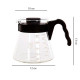 Сервер Ecocoffeetools S600 600 мл графин для приготовления кофе заварник для пуровера стеклянный Black