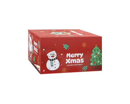 Рождественская чашка "Merry Christmass" Санта-Клаус JJX005 кружка с блюдцем с ложечкой новогодняя в подарочной упаковке White
