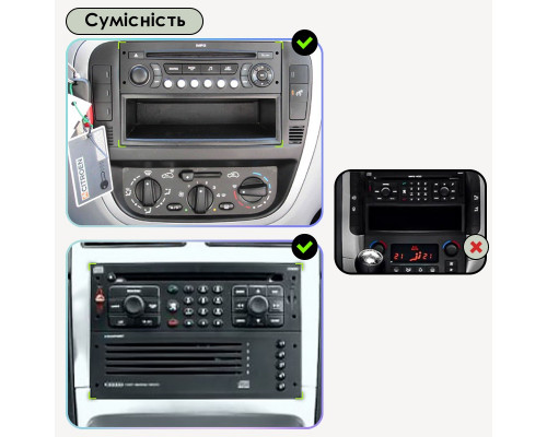 Штатная магнитола Lesko для Citroen C2  2003-2009 экран 9" 2/32Gb Wi-Fi GPS Base