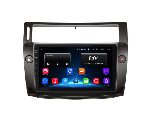 Штатная магнитола Lesko для Citroen C4 I 2004-2014 экран 9" 2/32Gb Wi-Fi GPS Base