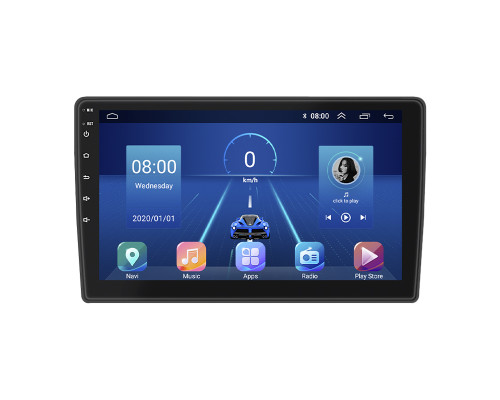 Штатная магнитола Lesko для Citroen C5 II 2008-2016 экран 10" 2/32Gb 4G Wi-Fi GPS Top