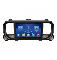 Штатная магнитола Lesko для Citroen Jumpy III 2016-н.в. экран 9" 4/64Gb 4G Wi-Fi GPS Top