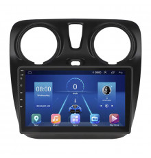 Штатная магнитола Lesko для Dacia Dokker I ver 2 2012-2017 экран 9" 4/64Gb 4G Wi-Fi GPS Top