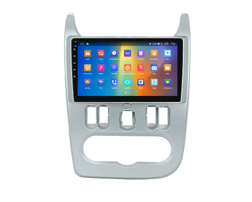 Штатная магнитола Lesko для Dacia Duster I 2010-2013 экран 9" 2/32Gb CarPlay 4G Wi-Fi GPS Prime