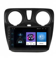 Штатная магнитола Lesko для Dacia Sandero II Рестайлинг ver 2 2016-2020 экран 9" 1/16Gb Wi-Fi GPS Base